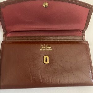 NEW Vintage Brown Leather Wallet